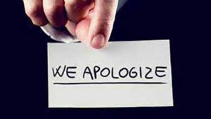Apology